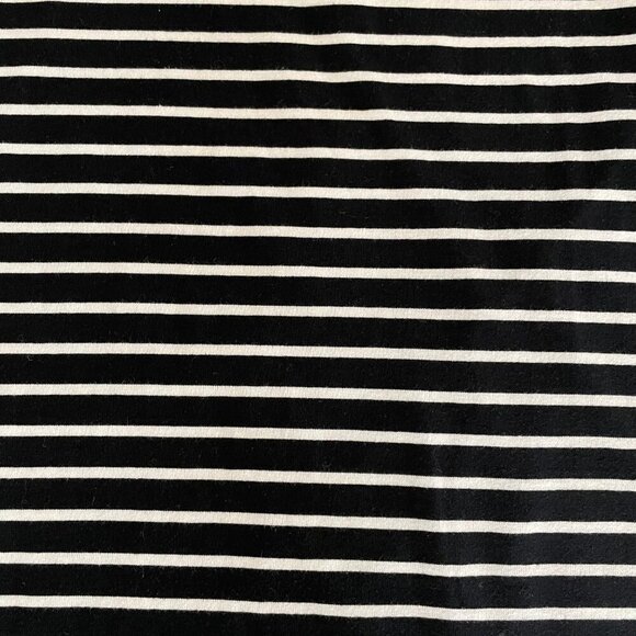 Vero Moda VMSKY 3/4 Sleeve Striped Poly Cotton Short Dress NOOS Blk + Wht Sz S - Picture 3 of 10